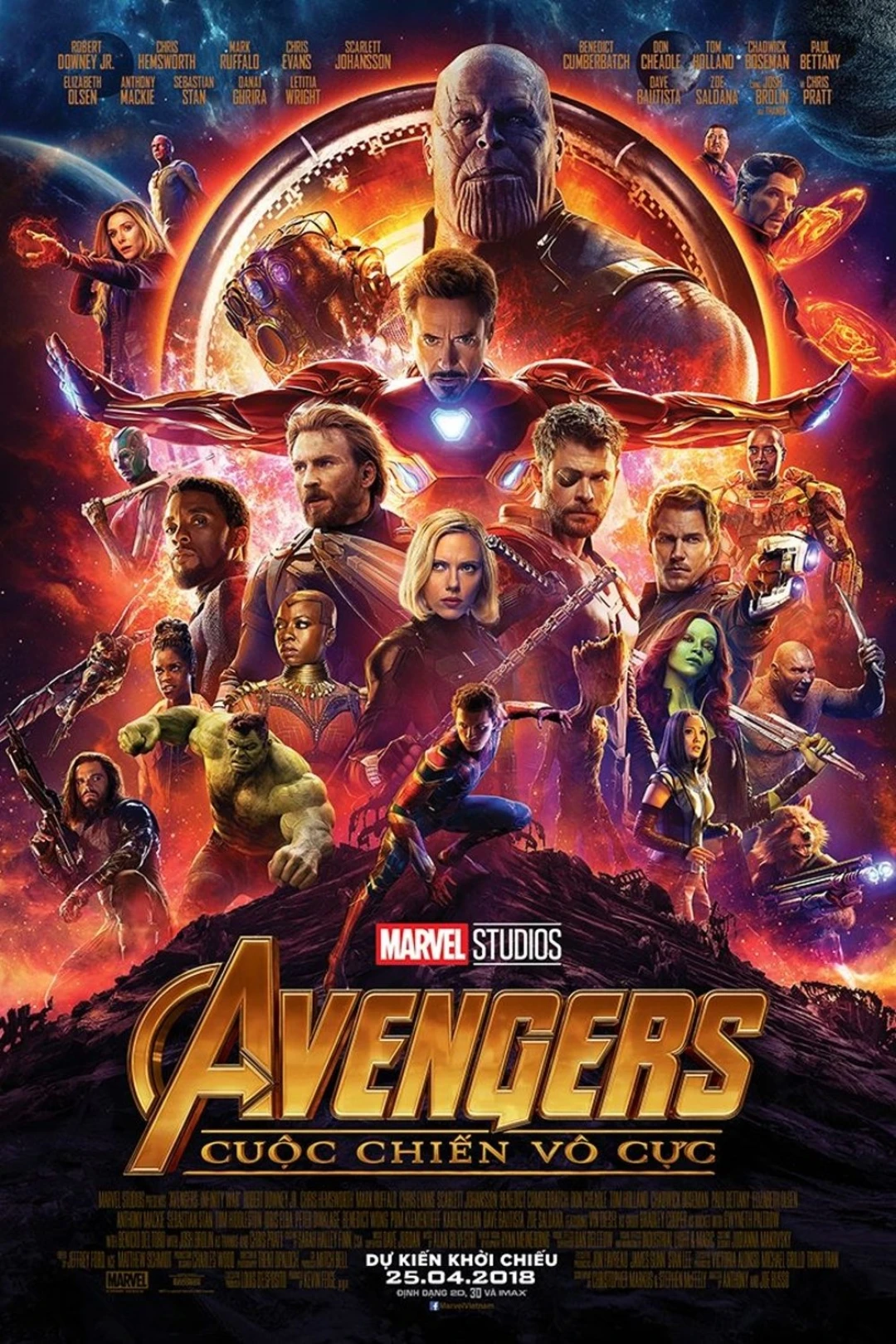 Biệt Đội Siêu Anh Hùng 3: Cuộc Chiến Vô Cực (Avengers: Infinity War) [2018]