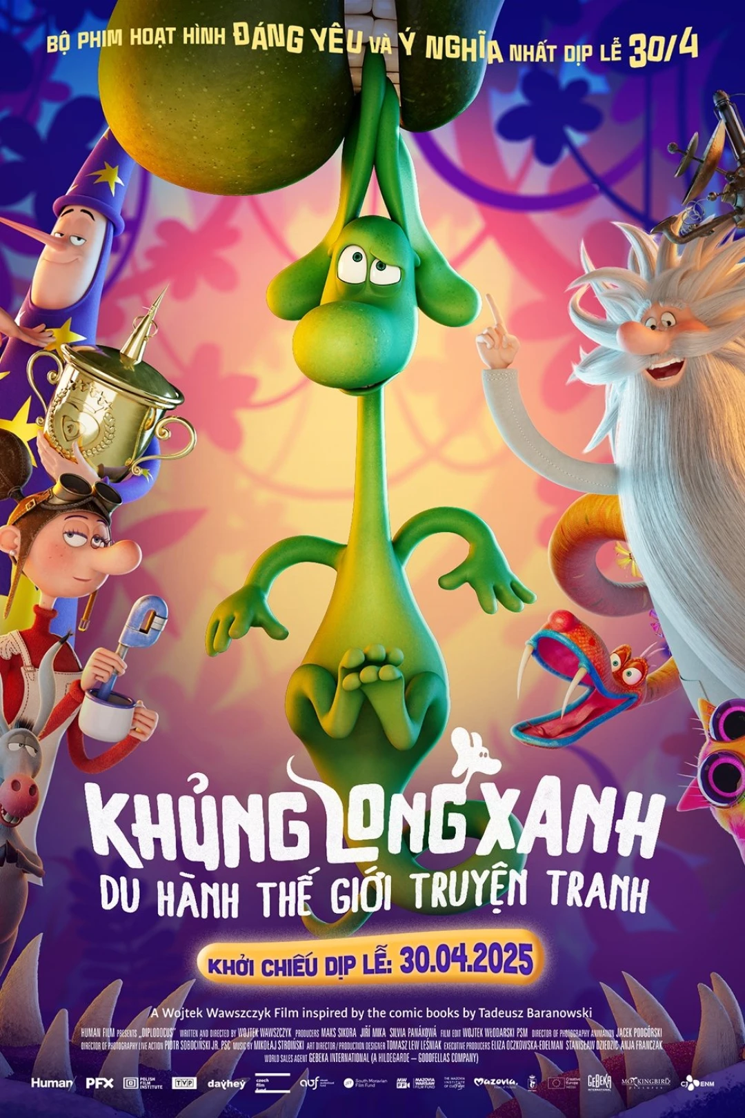 Khủng Long Xanh Du Hành Thế Giới Truyện Tranh (The Green Dinosaur) [2024]